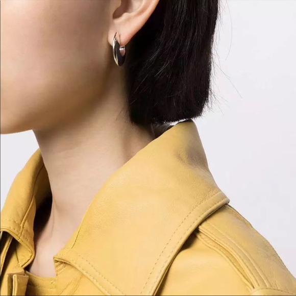 WGP Round Hoop Earrings - Picture 7 of 9